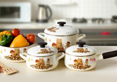 Tư vấn mua bộ nồi tráng men dùng cho bếp từ loại nào tốt