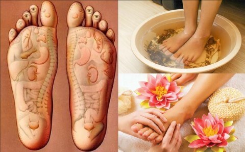 Tác dụng của ngâm chân nước nóng trước khi ngủ