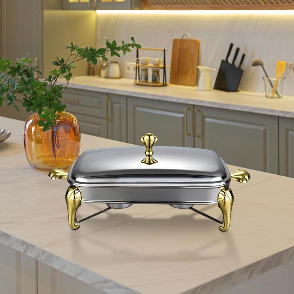 khay hấp cá, thịt, hải sản, hấp thịt thú rừng, phục vụ tiệc gia đình và nhà hàng