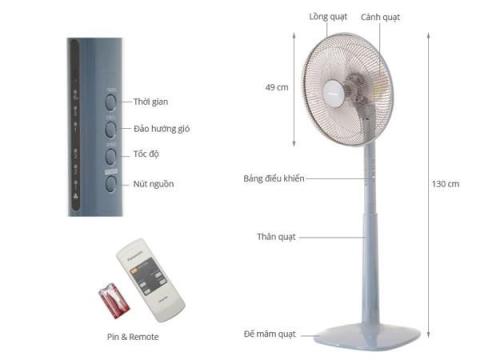 quat cay dung Panasonic F-409KB nhat ban