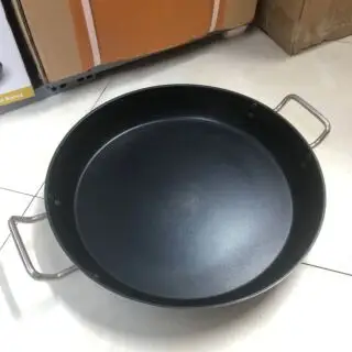 chao inox 2 quai chong dinh duong kinh 40 cm