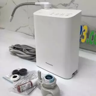 Máy lọc nước ion kiềm Panasonic TK-AS47-H (nội địa Nhật Bản), công suất lọc 2,5 lít/phút, 2 chế độ nước ion kiềm và 1 chế độ nước axit, bảo hành 3 năm