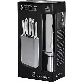 Bộ dao 6 món Stanley Rogers Vertical Oval