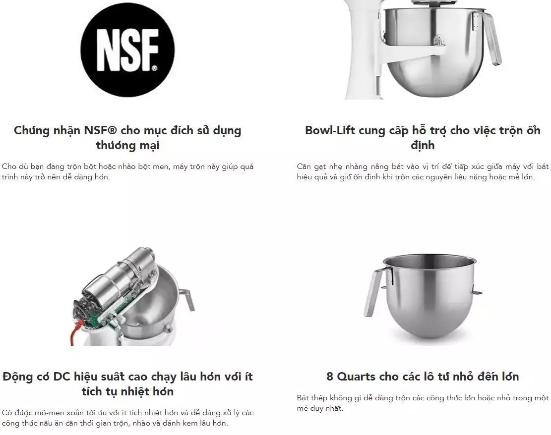 may tron bot KitchenAid Pro 8 thiet ke