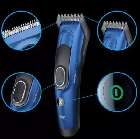 Tông đơ cắt tóc Braun HC5030 (Đức) màu Đen giá ưu đãi Tông đơ cắt tóc Braun HC5030 (Đức) màu Đen giá ưu đãi