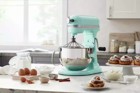 may tron bot Kitchenaid Pro 6 mau xanh ngoc