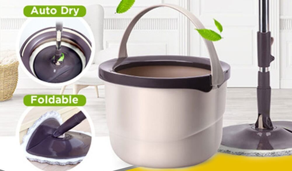 Cách sử dụng cây lau nhà 360 độ sao cho bền không bị kẹt