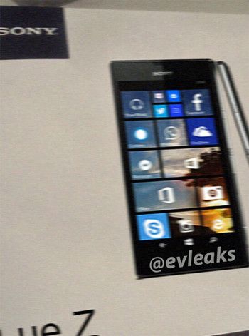 Sony có thể ra điện thoại Windows Phone mang tên Lue Z