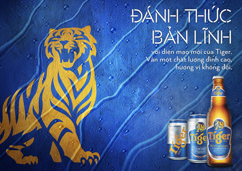 Diện mạo mới của bia Tiger