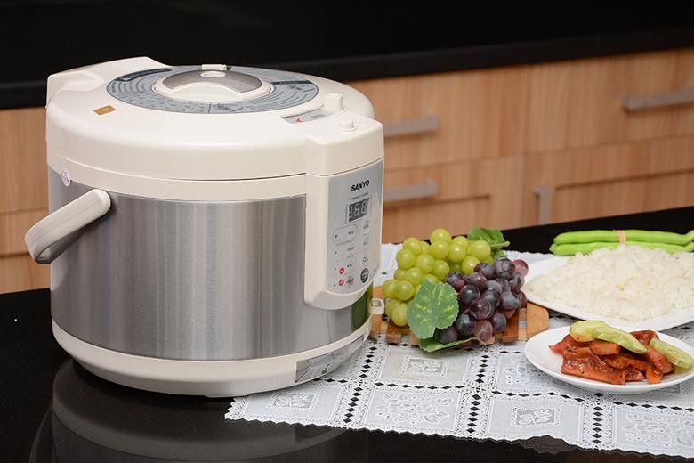 Nồi áp suất điện lòng nồi bằng inox