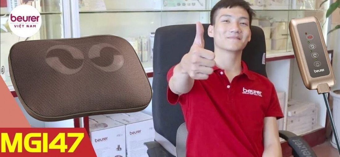 Gối massage hồng ngoại hãng nào tốt nhất? Mua Lanaform, Magic hay Beurer?