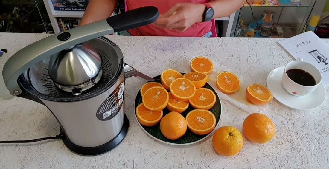 Đánh giá nhanh máy vắt cam Caso của Đức
