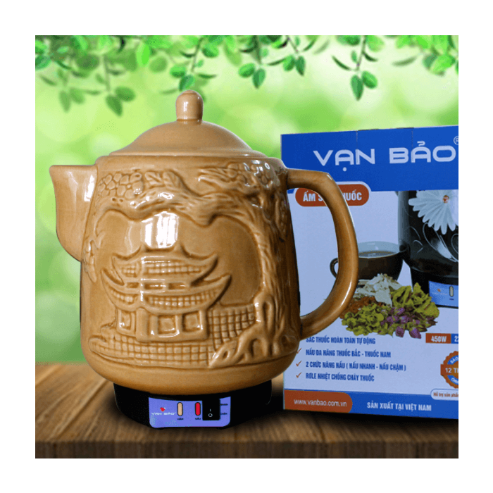 Ấm sắc thuốc Vạn Bảo dung tích 5 Lít
