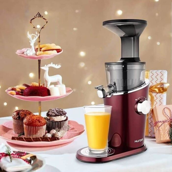 Máy ép chậm Hurom Diva H100 màu đỏ nhập Hàn Quốc
