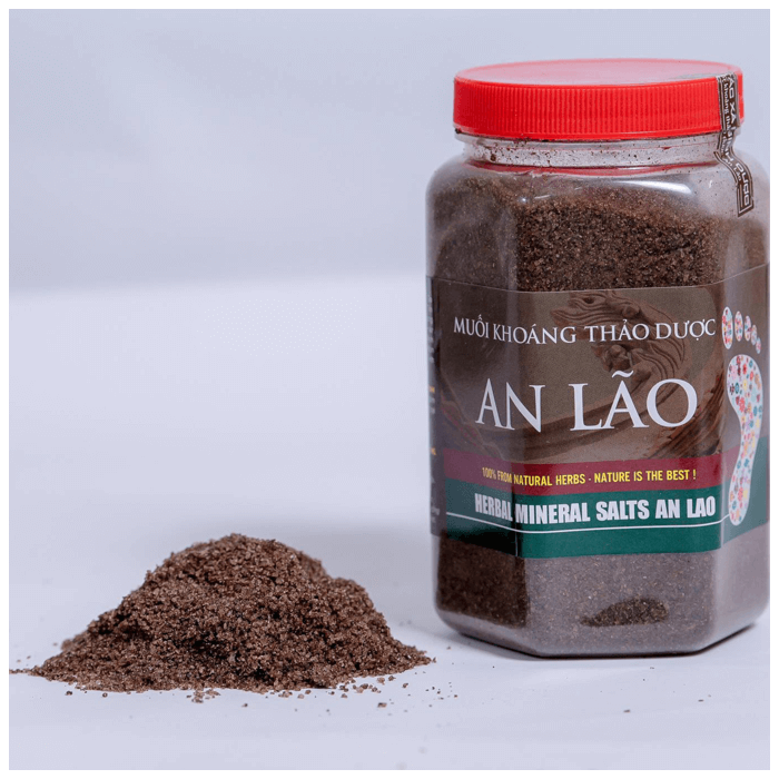 Muối ngâm chân thảo dược An Lão hộp 550g