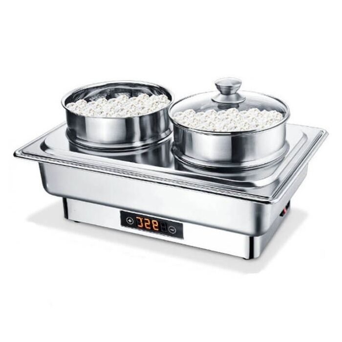 Nồi hấp dimsum 2 tầng cắm điện, dung tích 9 lít, bảo hành 2 năm