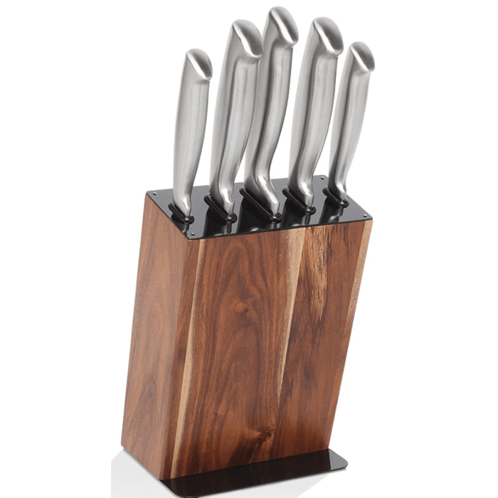 Bộ dao 6 món Stanley Rogers Acacia Black