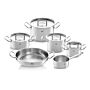 Bộ nồi Fissler Pure Profi set 6 món nắp inox