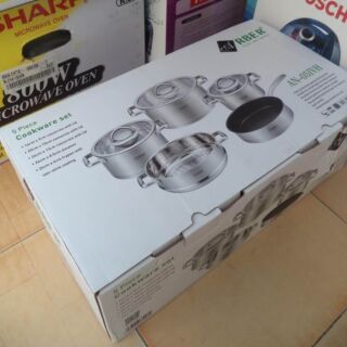 Bộ nồi inox bếp từ Arber AN-05IVH