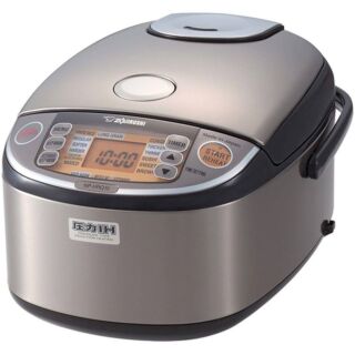 Nồi cơm điện áp suất cao tần điện tử Zojirushi NP-HRQ10-XT, dung tích 1 lít, sản xuất tại Nhật