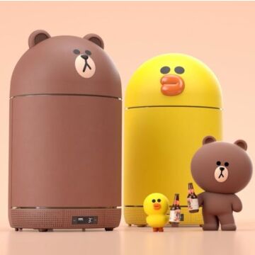 tu lanh mini Ccomo x Line Friends 31L