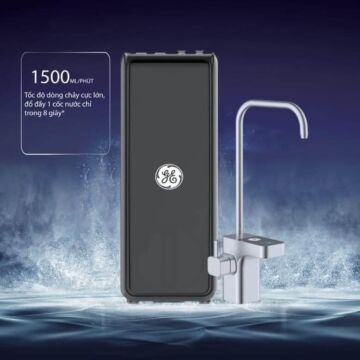 Máy lọc nước âm tủ GE GN620, công nghệ lọc tiên tiến G+ Mineral và kết nối Wifi với ứng dụng thông minh G+ Life