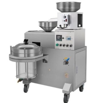 Máy ép dầu kết hợp lọc ATMAX AT-MED03, ép 25 kg mỗi giờ, bảo hành 2 năm