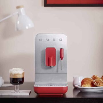 Máy pha cà phê Smeg BCC02RDMEU, nhập khẩu Châu Âu, bảo hành 2 năm