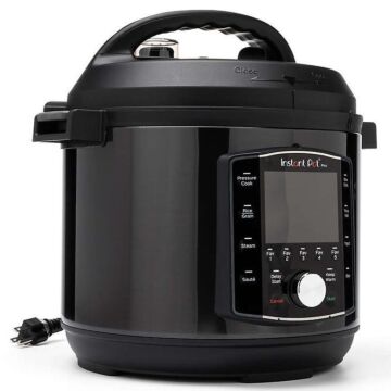 Nồi áp suất điện Instant Pot Pro 60 10 in 1, lòng nồi inox dung tích 5,7 lít đáy 3 lớp có quai, van áp suất tự động đóng, van xả chống ồn và chống bắn