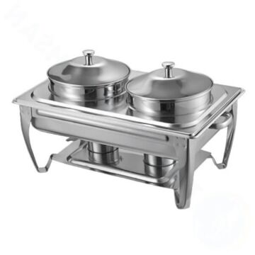 Nồi buffet hâm soup đôi dung tích 9 lít, bảo hành 2 năm