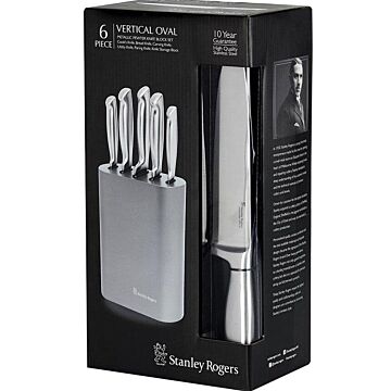 Bộ dao 6 món Stanley Rogers Vertical Oval