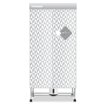 Tủ ấy khô quần áo Tiross TS-883 màu ghi có điều khiển từ xa