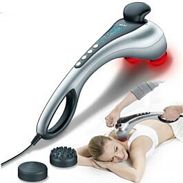 Máy massage cầm tay Beurer MG100 nhập khẩu Đức, có đèn hồng ngoại trị liệu và 5 chế độ massage