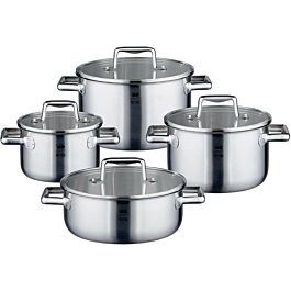 Bộ 4 nồi inox đáy liền Elo Multilayer của Đức