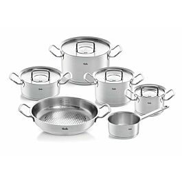 Bộ nồi Fissler Pure Profi set 6 món nắp inox, bảo hành 15 năm