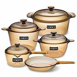 Bộ nồi chảo thủy tinh Visions VS-339 sản xuất tại Pháp