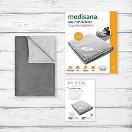 Chăn điện Medisana HDW Cosy Grau kích thước 180 cm x 130 cm, bảo hành 3 năm