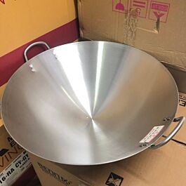 Chảo inox công nghiệp ATMAX AT-CSI201-50-2Q, đường kính 50 cm, sâu 18cm, dùng cho bếp từ và các loại bếp, bảo hành 5 năm