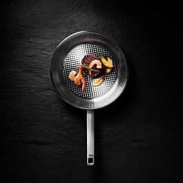 Chảo inox Fissler Profi Original Collection 084-378-28-100, đường kính 28 cm, sản xuất tại Đức, chống dính tự nhiên