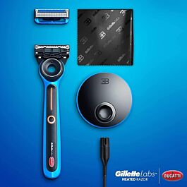 Dao cạo râu Gillette Labs Heated Razor Bugatti, bảo hành 2 năm