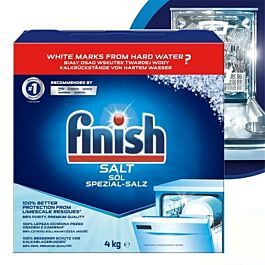 Hộp muối rửa bát Finish 4 kg sản xuất tại Ba Lan