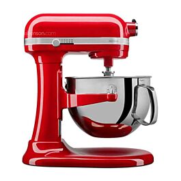 Máy nhồi bột KitchenAid Artisan 5KSM6583PER (Hoa Kỳ), tô nâng chất liệu inox 304, dung tích 5,7 lít, bảo hành 5 năm