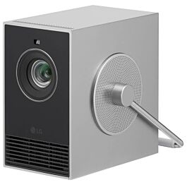 Máy chiếu di động mini LG CineBeam Laser 4K UHD HU710PB, ống kính chiếu màn hình 50-120 inch