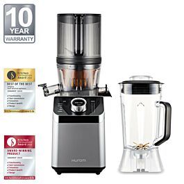 Hurom M100 chuyên ép trái cây, công nghệ ép chậm mới, có cốc xay sinh tố riêng, xay thực phẩm và đồ ăn dặm, bảo hành 10 năm