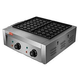 Máy làm bánh bạch tuộc đôi Takoyaki 56 viên, công suất 4000w, kích thước viên 4 cm, bảo hành 2 năm