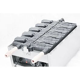 Máy làm bánh cá đựng kem 5 con, công suất 3000w, bảo hành 2 năm