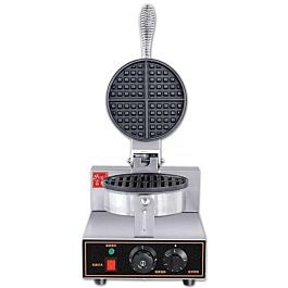 Máy làm bánh Waffle công nghiệp hình tròn (làm bánh quê, bông lan, Waffle tổ ong...), bảo hành 2 năm