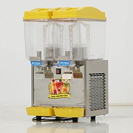 Máy làm lạnh đồ uống dạng khuấy DN325, 2 ngăn dung tích 32 lít (mỗi ngăn 16 lít), thân máy bằng thép không gỉ, bảo hành 2 năm