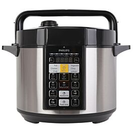 Nồi áp suất điện Philips HD2136/66, lòng nồi phủ chống dính dung tích 5 lít, bảo hành 2 năm