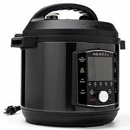 Nồi áp suất điện Instant Pot Pro 60 10 in 1, lòng nồi inox dung tích 5,7 lít đáy 3 lớp có quai, van áp suất tự động đóng, van xả chống ồn và chống bắn